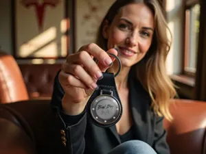 Custom Leather Keychains Finest Form Force Model